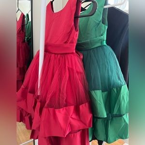 Christmas dress red or green